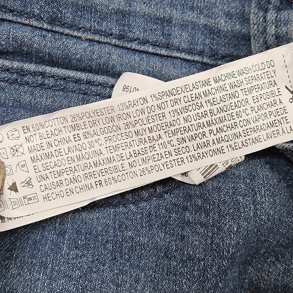 Forever 21 Womens Jeans Denim Blue Dark Wash Slim Sz 28 - Picture 3 of 6